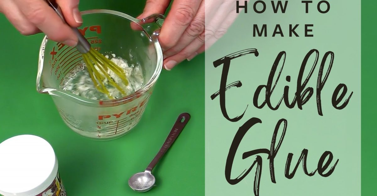 Crafting A Homemade Edible Glue – How To Make Edible Glue