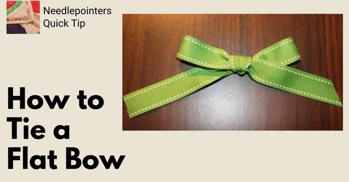 Simple Guide: How To Tie A Flat Bow Like A Pro